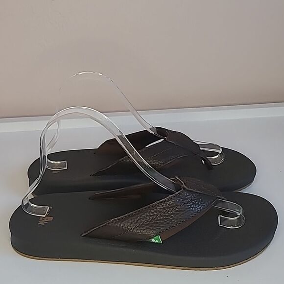 Sanuk Brumeister Primo Sandal-Brown Men's Size US 8/ EU 41 - Picture 5 of 13